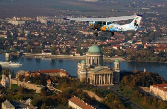 Esztergom-Párkány Légifotó