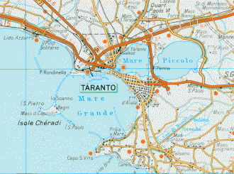 Térkép Taranto