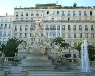Toulon város belvárosa
