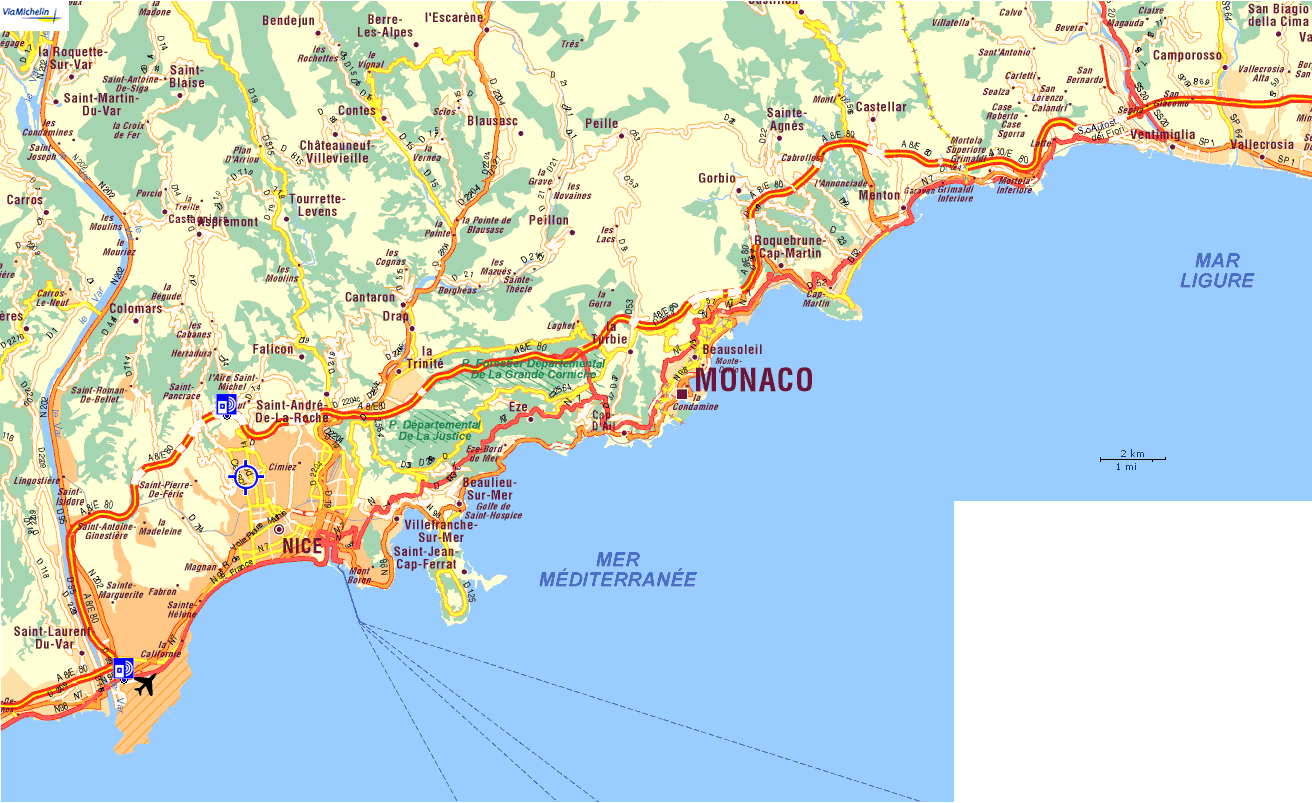 nizza térkép San Remo Nizza tengerpart térkép   Szállás és látnivaló, nyaralás  nizza térkép